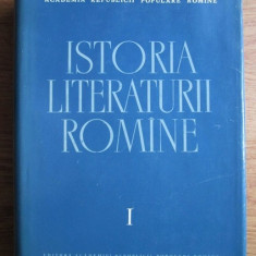 Al. Rosetti - Istoria literaturii romîne ( vol. I )