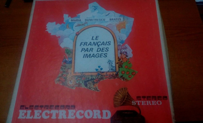 AS - MARIA DUMITRESCU BRATES - LE FRANCAIS PAR DES IMAGES (LOT 3 DISC VINIL, LP)
