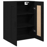 Dulap Montat pe Perete din Stejar Negru 69,5x34x90 cm Lemn Prelucrat, vidaXL