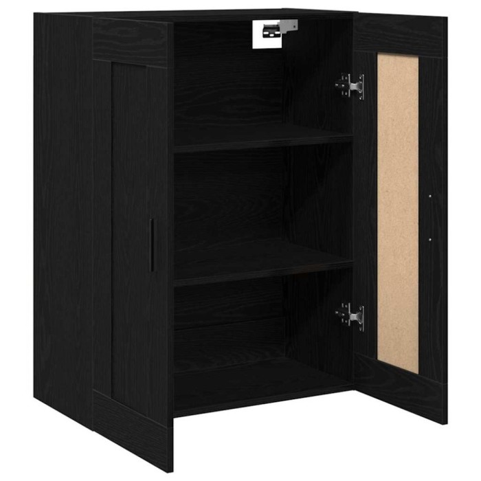 vidaXL Cabinet suspendat Stejar negru 69.5 x 34 x 90 cm Lemn compozit 862951