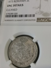 2 lei 1873 unc details ngc foto