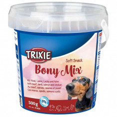 Hrană recompensă Soft Snack Bony Mix - oase, 500g