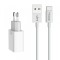 Incarcator Retea Cu Cablu USB-C McDodo CH-6721 Offer, 12W, 2.4A, 2 x USB-A, Alb