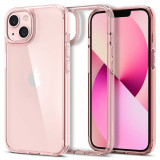 Husa Spigen Ultra Hybrid pentru Apple iPhone 13 Roz, Transparent, Carcasa