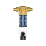 Cumpara ieftin Filtru apa cu purjare 3 4 FE 4M3 H hol cartus inox 90 Aquapur Valhoh Valrom 87210004032