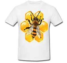 Tricou &amp;quot; Bee and honey pot &amp;quot; foto