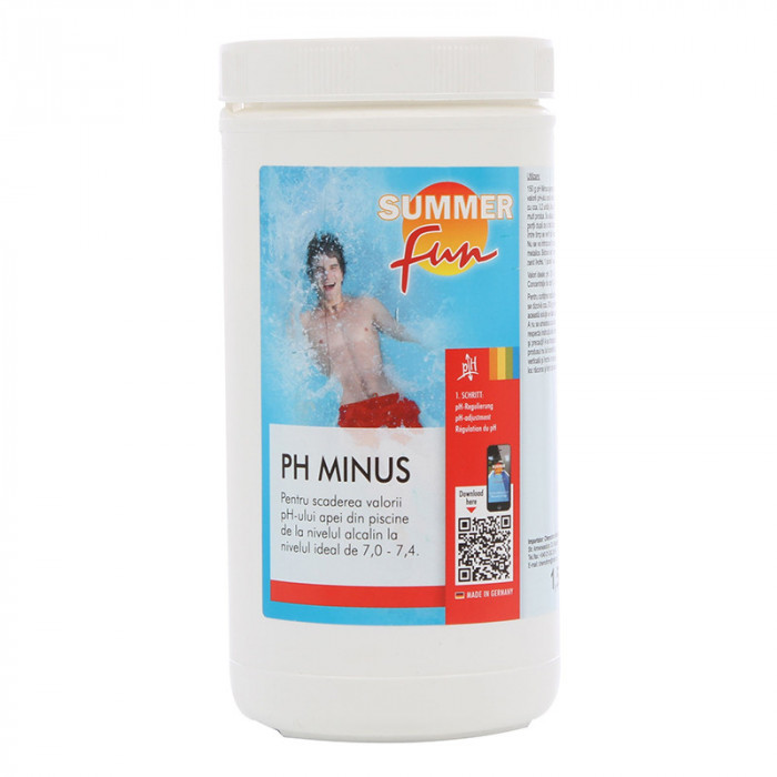 Granule PH minus pentru piscina Summer Fun, 1.5 kg