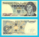 Polonia (p#146) 1000 Zloti 1982 UNC 'Copernicus' serie: DN 3671010; (ROG CITITI DETALIILE!)