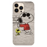 Husa compatibila cu Apple iPhone 15 Pro Max model Cool Snoopy, Silicon, TPU, Viceversa, Transparent, Carcasa