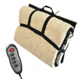 Cumpara ieftin Saltea pentru masaj cu blana si incalzire 4 zone ,9 moduri de masaj