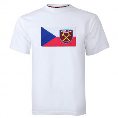 West Ham United tricou de barba?i Czech flag - L foto