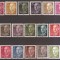 Spania 1955-1956 - Generalul Franco, 2 serii complete, 21 val., 4 poze, MNH