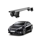 Bare transversale portbagaj auto aluminiu compatibile plafon neted Toyota Avensis T270 2009-2011 argintii sau negre Cod: CB200101 Kit-109