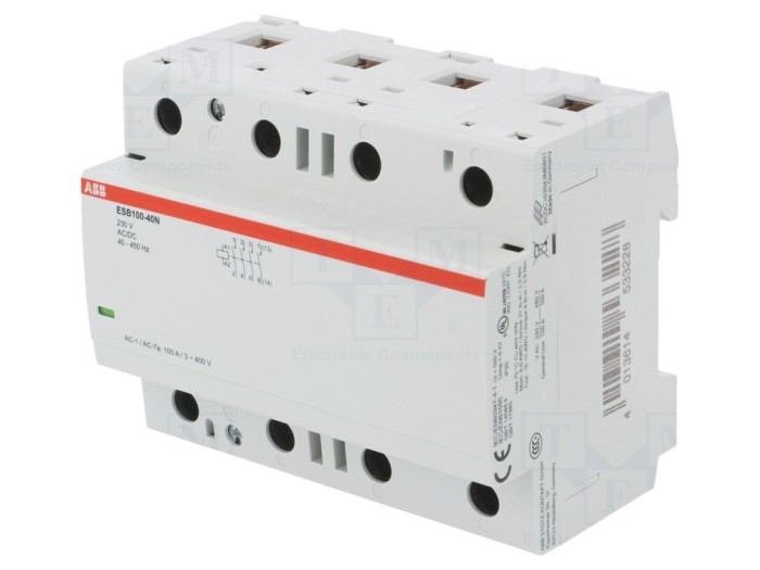 Contactor 4P 100A 230V AC