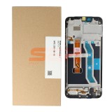Display LCD cu Touchscreen si Rama Realme C11 2020 Negru Original Service Pack