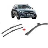 Cumpara ieftin Set 3 stergatoare MERCEDES-BENZ GLC (X254) din 2022, pentru parbriz si luneta fata si spate auto, Bosch Aerotwin, din cauciuc siliconat rezistent, MER