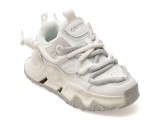 Pantofi sport GRYXX albi, 25051, din material textil
