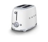Prajitor paine SMEG TSF01WHEU, 2 felii, 6 nivele, 3 programe, design retro anii &#039;50, alb