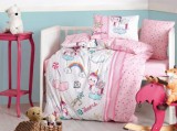 Cumpara ieftin Lenjerie Patut Bebe Unicorn (Bumbac 100%)