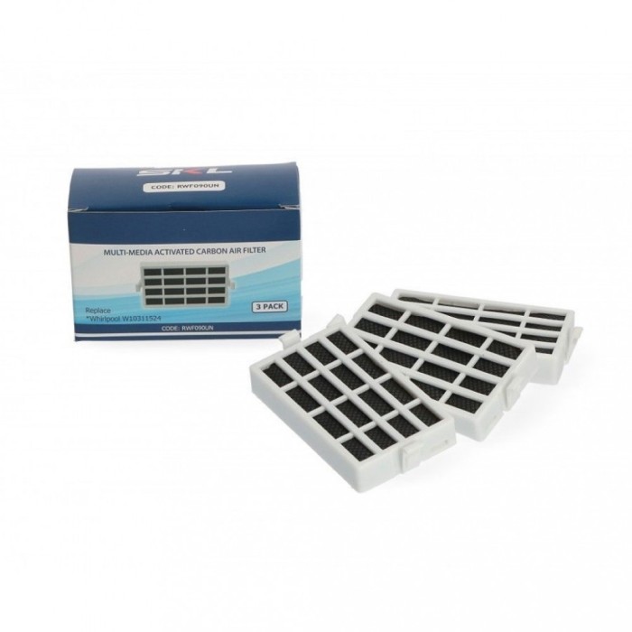 Set 3 bucati microfiltru antibacterian pentru frigider WF209 Whirlpool Wf019