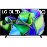 Televizor OLED LG 42C31LA, 105 cm, Smart, 4K Ultra HD, Clasa G, Smart TV