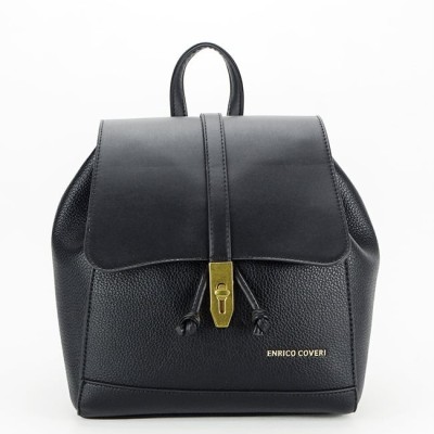 Rucsac negru Enrico Coveri EC3068 18 foto