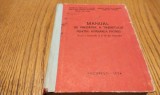MANUAL DE PREGATIRE A TINERETULUI PENTRU APARAREA PATRIEI Pentru Ciclurile II si III de Instruire - Editura Militara, M. A.N., 1974, 512 p.