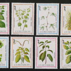 SAU TOME E PRINCIPE-PLANTE MEDICINALE-Serie 8Valori.-MNH**-STP 165