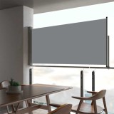 Cumpara ieftin Copertină laterală retractabilă de terasă, gri, 60 x 300 cm
