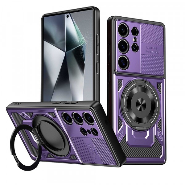 Husa pentru Xiaomi Poco C75 / Redmi 14C, Techsuit, RuggedCam, Mov