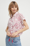 Pepe Jeans camasa DULCE femei, cu guler clasic, relaxed, PL304820