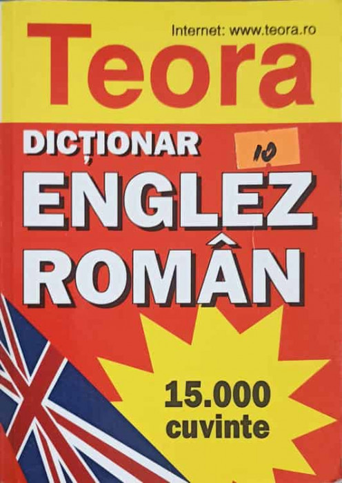 DICTIONAR ENGLEZ-ROMAN 15.000 CUVINTE-ANDREI BANTAS