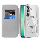 Husa SmartMag Book Case Asteroid GSM pentru Samsung Galaxy A26 5G, piele ecologica, TPU, silicon, policarbonat, gri