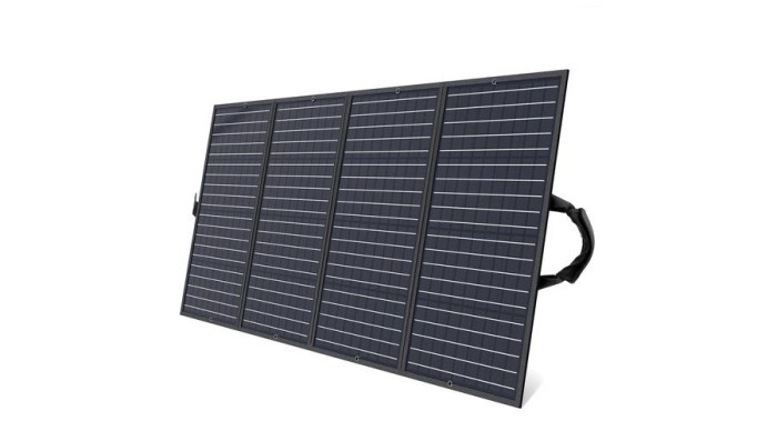 &Icirc;ncărcător solar turistic Choetech SC010, pliabil, 160W - negru