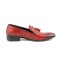 Pantofi barbati, piele naturala, rosu - 036RED