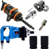 Pistol cheie pneumatica impact 4200Nm 1tol + tubulare 32 33mm camion + Pistol cheie pneumatica impact 7000Nm 1tol camion tir utilaje (TA830+TA827)