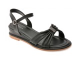 Sandale EPICA negre, 1367H11, din piele naturala
