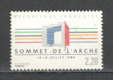 Franta.1989 Summitul mondial XF.558, Nestampilat