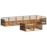 vidaXL Set de canapele de exterior 8 pcs natural 3383502