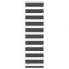 VidaXL Jaluzea tip zebra neagră lățime țesătură 40,9 cm poliester 4014198