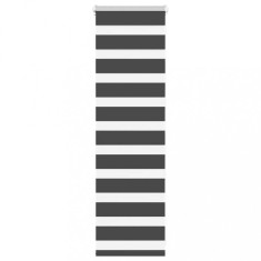 vidaXL Jaluzea tip zebra neagră lățime țesătură 40,9 cm poliester