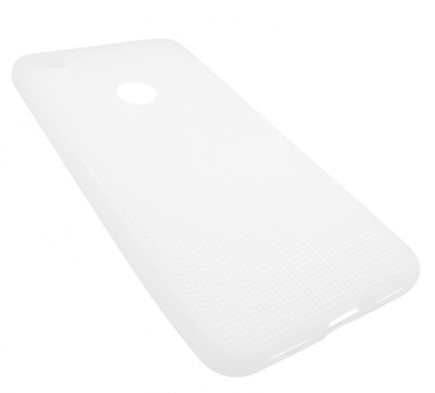 Husa silicon Mesh (retea) alba semitransparenta pentru Huawei P8 Lite 2017 (P9 Lite 2017) foto