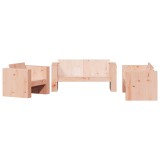 Set mobilier relaxare gradina, 2 piese, lemn masiv Douglas