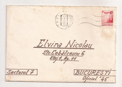 FD22 - Plic Circulat Intern, Iasi-Bucuresti , Include Corespondenta - 1969 foto