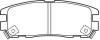 Placute frana Isuzu Trooper, Trooper (Ub), Trooper Autoturism De Teren, Deschis, Trooper Autoturism De Teren, Deschis (Ub); Opel Frontera A (5 Mwl4),