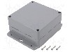 Carcasa ABS, 120mmx120mmx60mm, IP67, GAINTA - G386MF-IP67