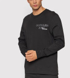 Bluza regular fit cu logo, negru, Calvin Klein