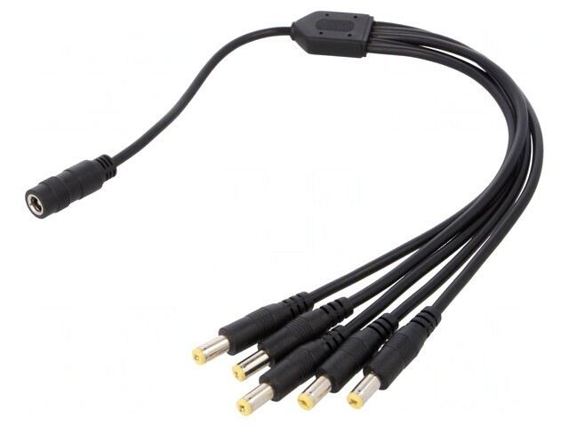 Cablu Alimentare DC 5,5/2,1 mm 2x0,5mm2 x5 Mufe și Socluri