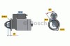 Starter MERCEDES M-CLASS (W164) (2005 - 2011) BOSCH 0 986 019 500