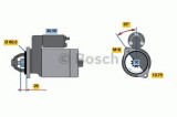 Starter MERCEDES R-CLASS (W251, V251) (2006 - 2016) BOSCH 0 986 019 500